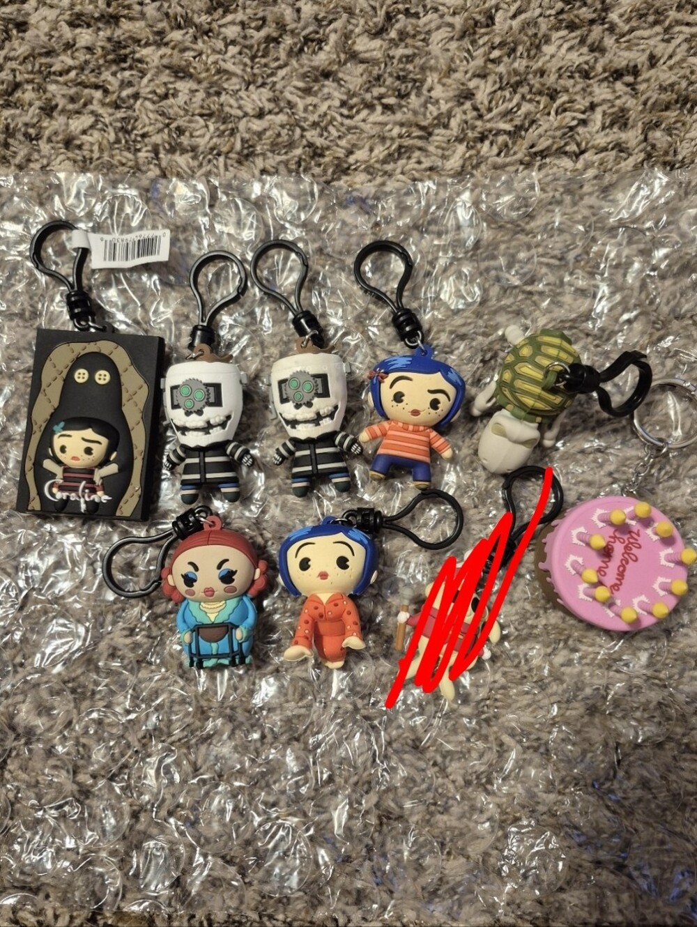 Coraline keychain bundle